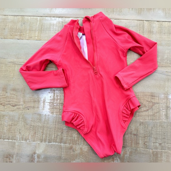 Zara baby girl rash guard swim bodysuit long sleeve - Picture 6 of 8